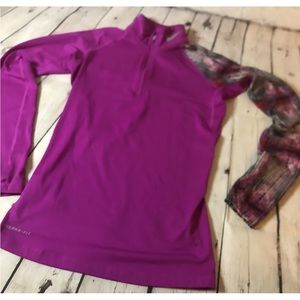 Nike pro Dri Fit Half zip Pullover